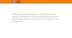 Desktop Screenshot of hesselinspections.com